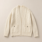 Mingstreet ASC launch still-life | D5ove | Distressed Cable Knit Noragi Cardigan | Cream | ready_now_uncrumpled_replacement