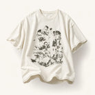 Mingstreet ASC launch still-life | D5ove | Vintage Print Cotton Linen T Shirt | White | ready_now_existing_asset