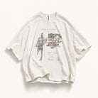 Mingstreet ASC launch still-life | D5ove | Hemp Blend Graphic Half Sleeve T Shirt | White | ready_now_existing_asset
