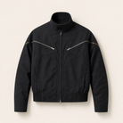 Mingstreet ASC launch still-life | D5ove | Multi Zipper Cotton Stand Collar Jacket | Black | ready_now_uncrumpled_replacement