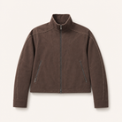 Mingstreet ASC launch still-life | D5ove | Raw Edge Stand Collar Cotton Jacket | Brown | ready_now_uncrumpled_replacement