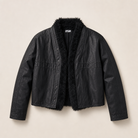Mingstreet ASC launch still-life | D5ove | Detachable Fur Collar Waxed Cotton Jacket | Black | ready_now_uncrumpled_replacement