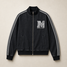 Mingstreet ASC launch still-life | MEDM | Lace Trim Stand Collar Denim Jacket | Black | ready_now_uncrumpled_replacement