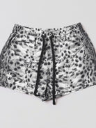 SMFK Lightweight Drawstring Track Shorts in Gray