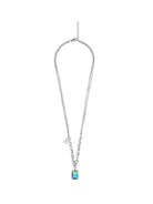BLACKHEAD Gradient Tourmaline Pendant Necklace in Silver