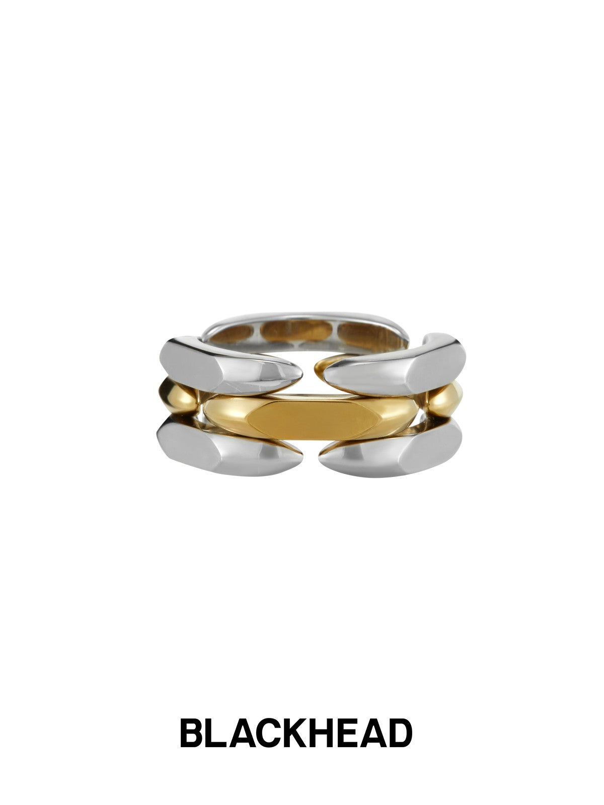 BLACKHEAD Convertible Structural Steel Ring in Gray