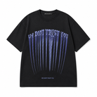 Mingstreet ASC launch still-life | BLINDNOPLAN | Stretched Slogan Print Cotton T Shirt | Black | crumple_regen_confirmed_2026-06-25