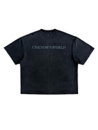 UNKNOWNWORLD Distressed Metallic Scorpio Tee in Black