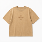 Mingstreet ASC launch still-life | SMFK | Vintage Wash Cross Graphic T Shirt | Beige | crumple_regen_confirmed_2026-06-25