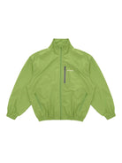 MASONPRINCE Lightweight Tonal Check Nylon Jacket in Green