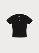 SMFK Embroidered Cross Crewneck Tee in Black