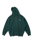 MASONPRINCE Cotton Blend Zip Up Hoodie in Green