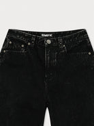 SMFK All Over Print Wide Leg Jeans in Denim - Detail
