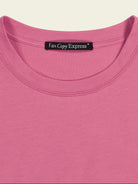 FaxCopyExpress Classic Cotton Logo T Shirt in Pink - Detail