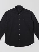 SMFK Cross Badge Cotton Cargo Shirt in Black