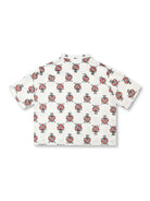 SOD Sacred Heart Rayon Hawaiian Shirt in White