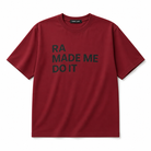 Mingstreet ASC launch still-life | RARELY ALIKE | Anniversary Slogan Cotton T Shirt | Burgundy | crumple_regen_confirmed_2026-06-25