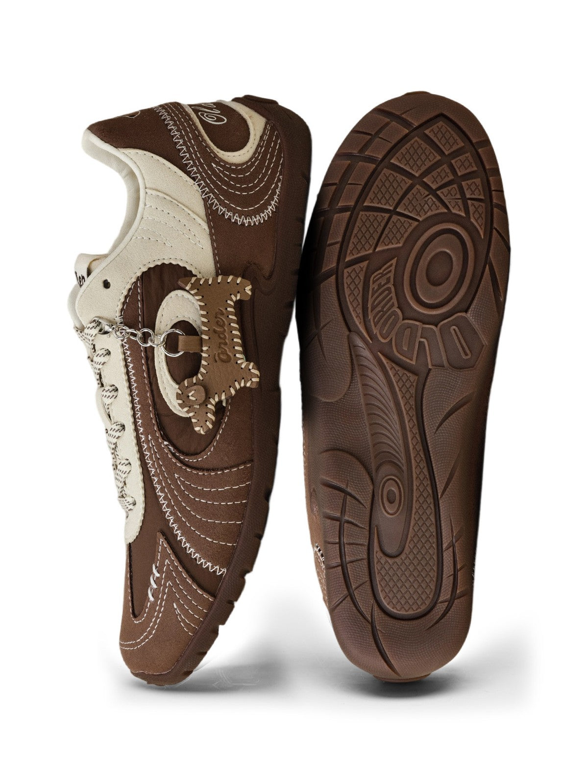 OLDORDER Turbo Lite Dachshund Sneakers in Brown