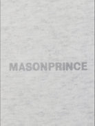 MASONPRINCE Structured Cropped T Shirt in Heather Gray - Detail