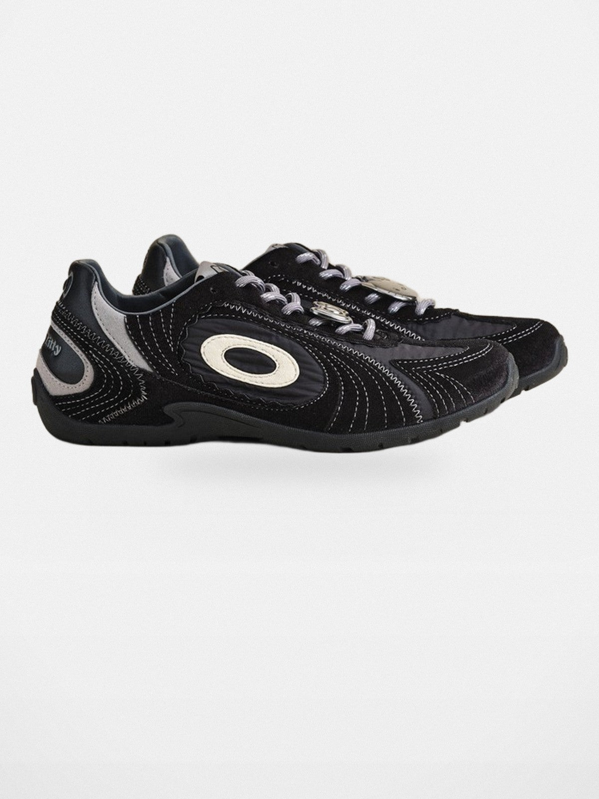 OLDORDER Hello Kitty Velvet GAT Sneakers in Black