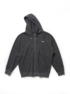 MASONPRINCE Cotton Blend Zip Up Hoodie in Gray
