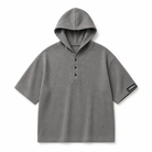 Mingstreet ASC launch still-life | BLINDNOPLAN | Hooded Short Sleeve Polo | Gray | crumple_regen_confirmed_2026-06-25
