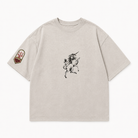 Mingstreet ASC launch still-life | BLINDNOPLAN | Wax Print Unicorn Graphic T Shirt | Beige | crumple_regen_confirmed_2026-06-25