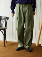 USAGE Heavyweight Ripstop M51 Cargo Pants in Olive - On Model