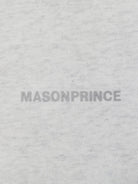 MASONPRINCE Structured Cropped T Shirt in Heather Gray - Detail