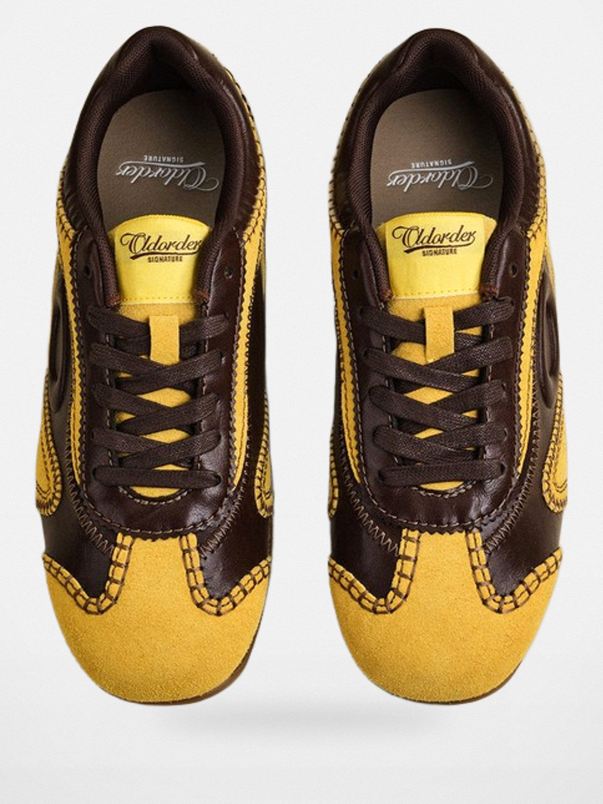 OLDORDER Turbo Lite Retro GAT Sneakers in Brown