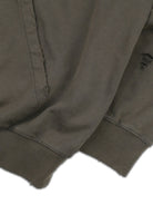SOD Heavy Washed Distressed Hoodie in Green - Detail
