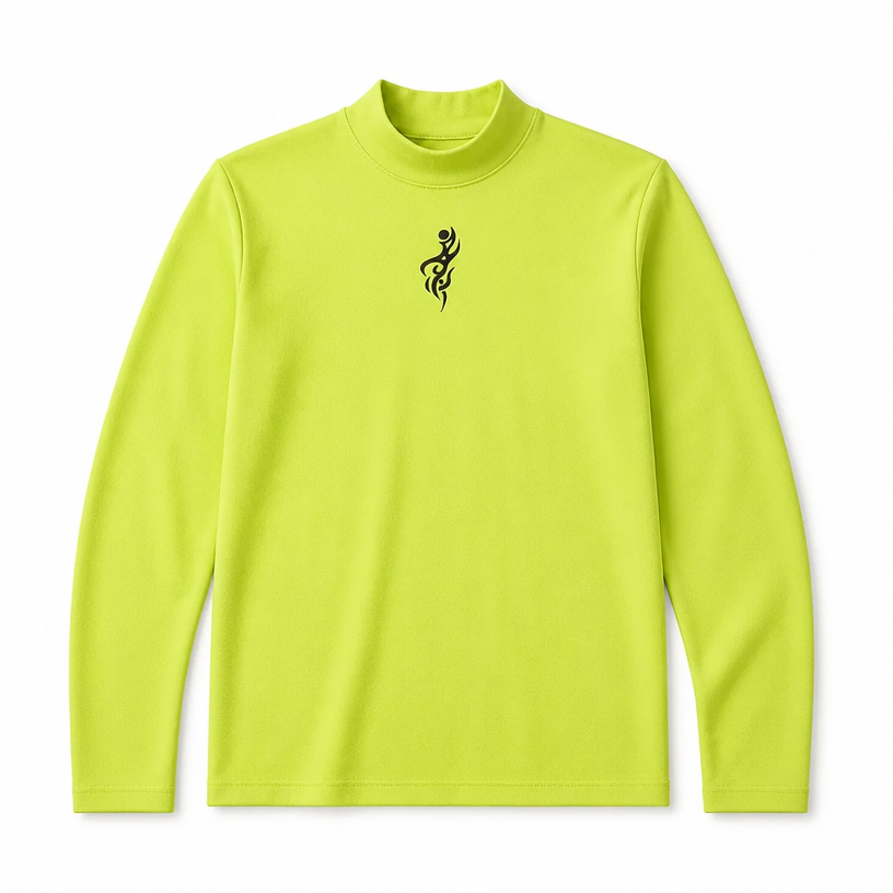 Mingstreet ASC launch still-life | BEERBRO | Mock Neck Graphic Long Sleeve Tee | Green | crumple_regen_confirmed_2026-06-25