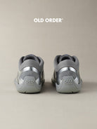 OLDORDER Metallic Chunky Track Sneakers in Silver