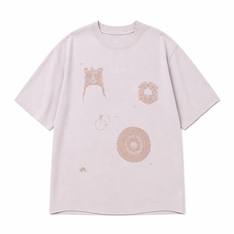 Mingstreet ASC launch still-life | SIMPLE PROJECT | Cotton Blend Graphic Print T Shirt | Lavender | crumple_regen_confirmed_2026-06-25