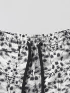 SMFK Lightweight Drawstring Track Shorts in Gray - Detail