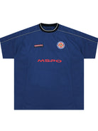 MASONPRINCE Reconstructed Applique T Shirt in Navy Blue