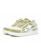 KILLWINNER Corduroy Leather Low Top Sneakers in Green