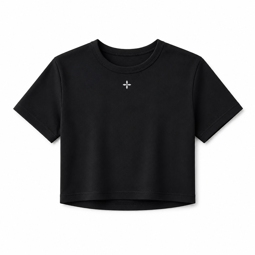Mingstreet ASC launch still-life | SMFK | Silk Blend Short Sleeve Crop Top | Black | crumple_regen_confirmed_2026-06-25