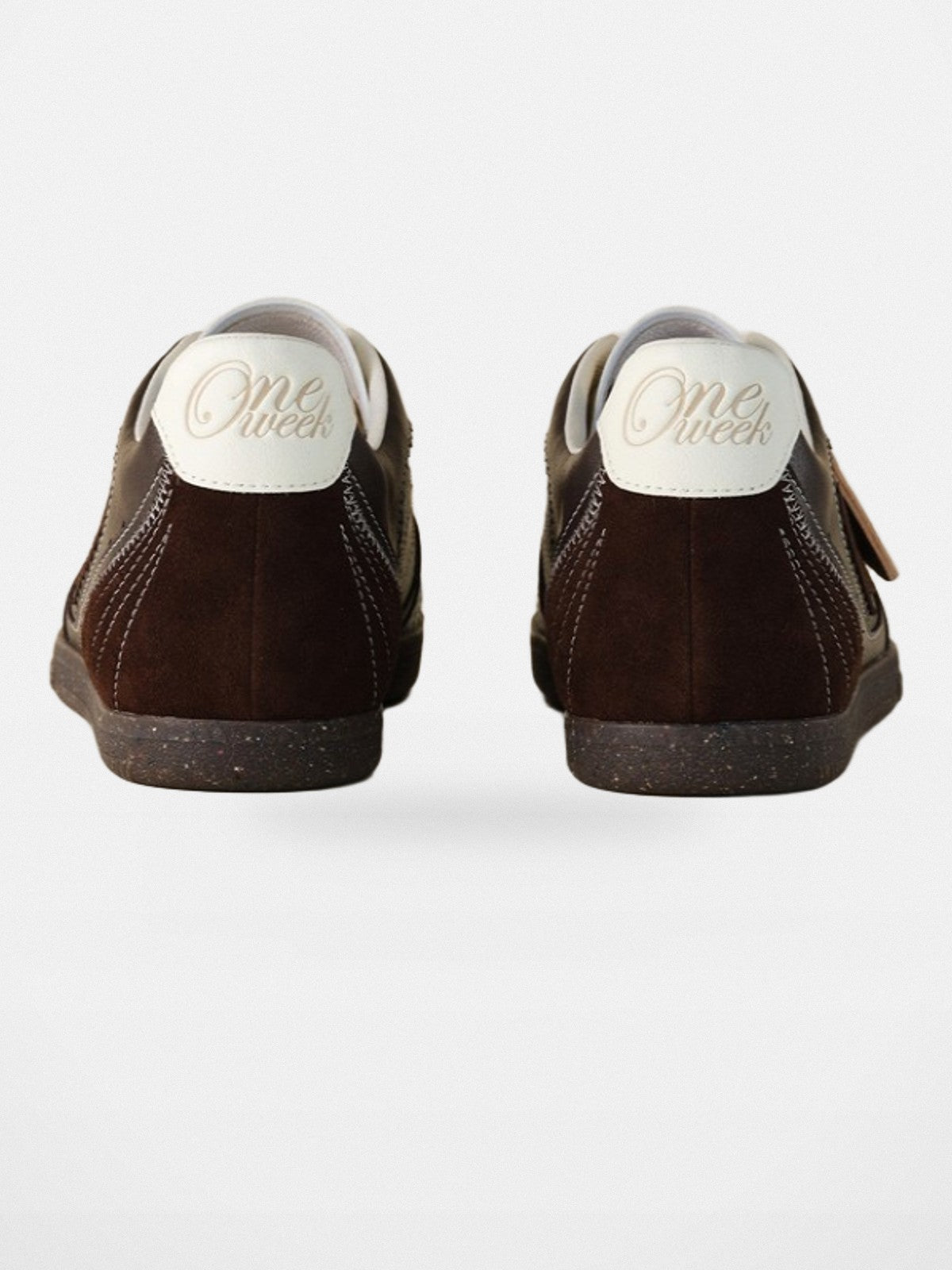 OLDORDER Dark Brown German Army Trainers in Brown