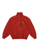 MASONPRINCE Lightweight Tonal Check Nylon Jacket in Red