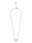 BLACKHEAD Two Tone Twisted Nail Steel Necklace in Gold