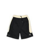 SOD Contrast Panel Mesh Shorts in Black
