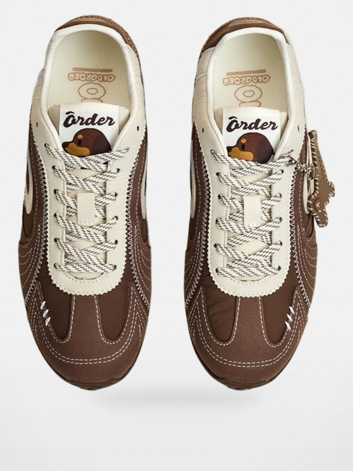 OLDORDER Turbo Lite Dachshund Sneakers in Brown