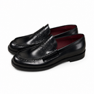 Mingstreet ASC launch still-life | JCAESAR STUDIO | Matte Cowhide Leather Loafers | Black | background_redo_2026-06-21