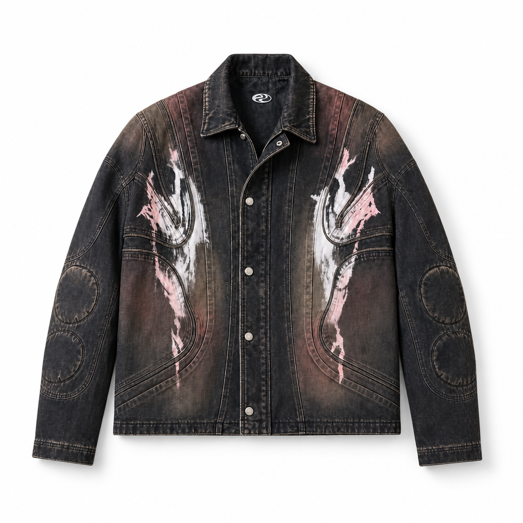 Mingstreet ASC launch still-life | PERSONSOUL | Gradient Paneled Denim Moto Jacket | Gray | background_redo_2026-06-21
