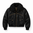 Mingstreet ASC launch still-life | BEERBRO | Faux Fur Collar PU Suede Bomber | Black | background_redo_2026-06-21