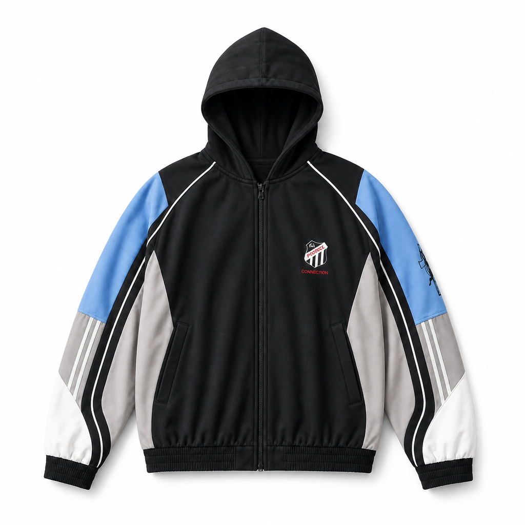 Mingstreet ASC launch still-life | BLINDNOPLAN | Color Blocked Hooded Track Jacket | Black | background_redo_2026-06-21