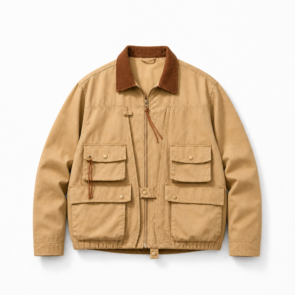 Mingstreet ASC launch still-life | USAGE | Corduroy Collar Cotton Fishing Jacket | Beige | background_redo_2026-06-21