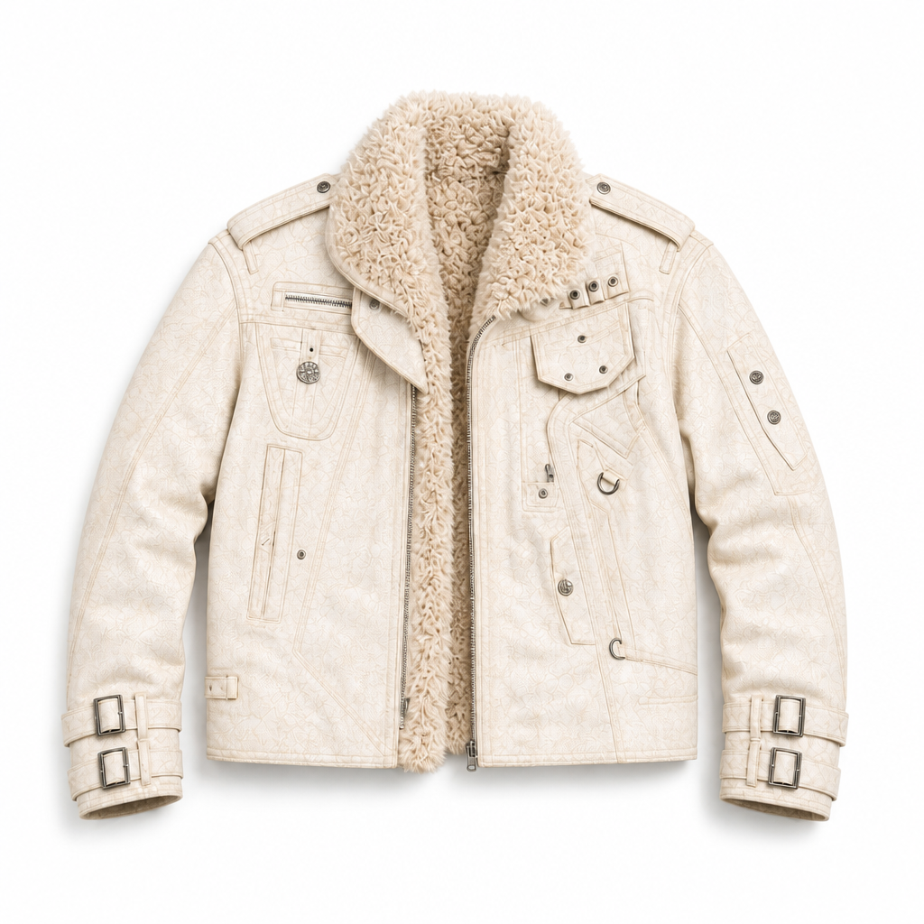 Mingstreet ASC launch still-life | PERSONSOUL | Cracked Sheepskin Jacket with Wool Collar | White | background_redo_2026-06-21