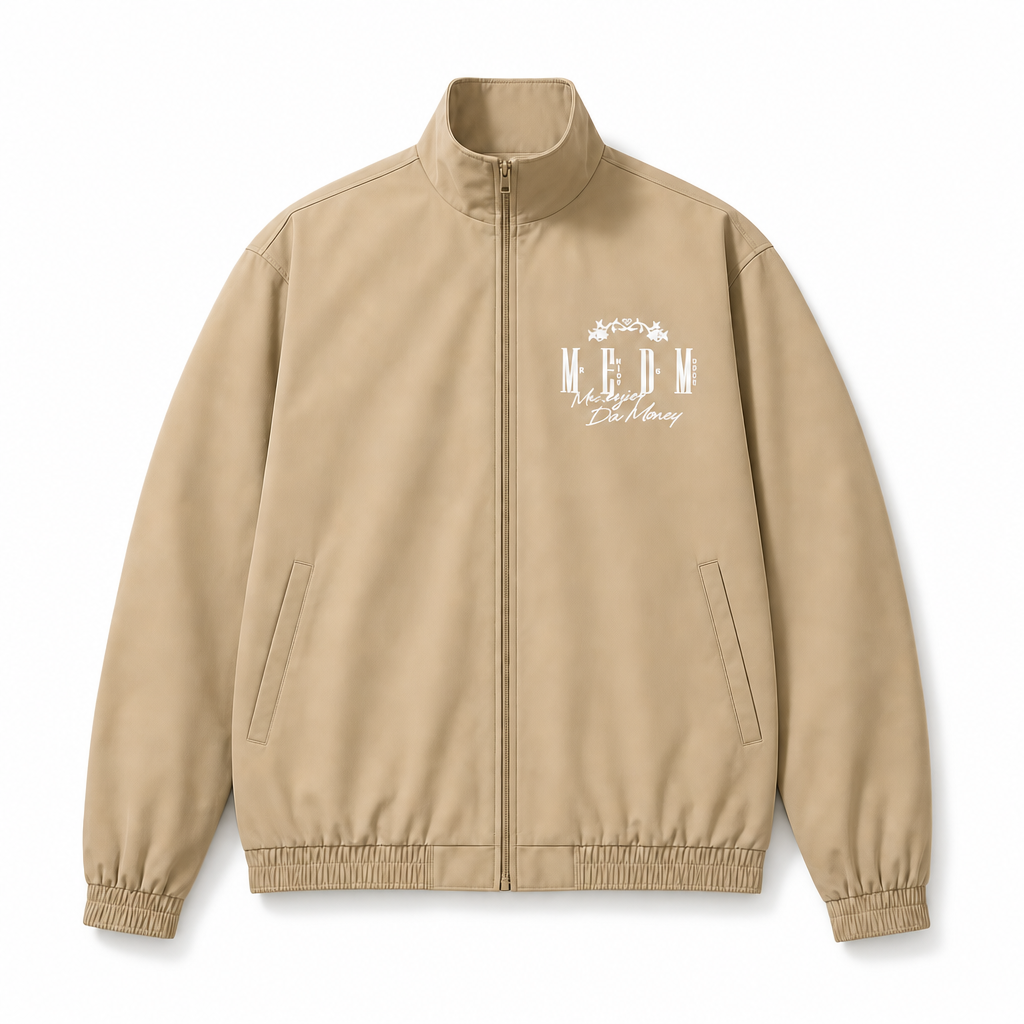 Mingstreet ASC launch still-life | MEDM | Nylon Stand Collar Coach Jacket | Beige | background_redo_2026-06-21
